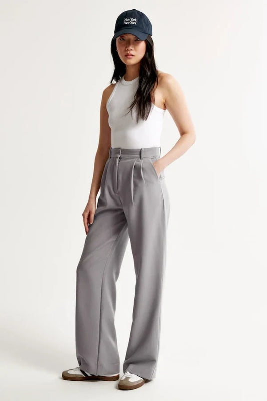 Riviera Gray Tailored Pants