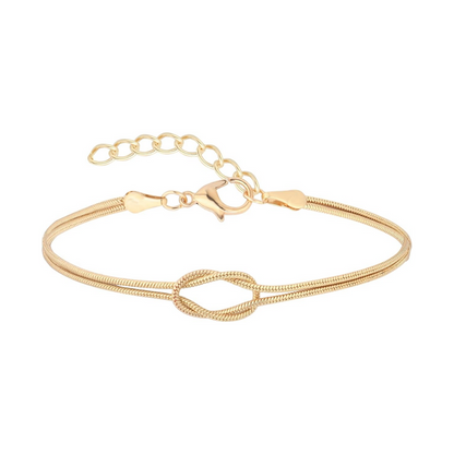 Personalized Love Knot Bracelet