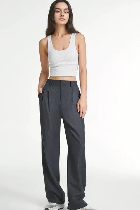 Riviera Charcoal Tailored Pants