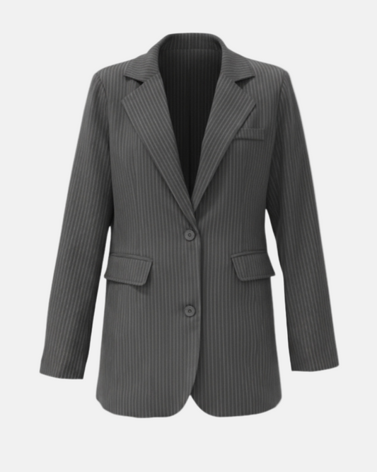 The River Pinstripe Blazer