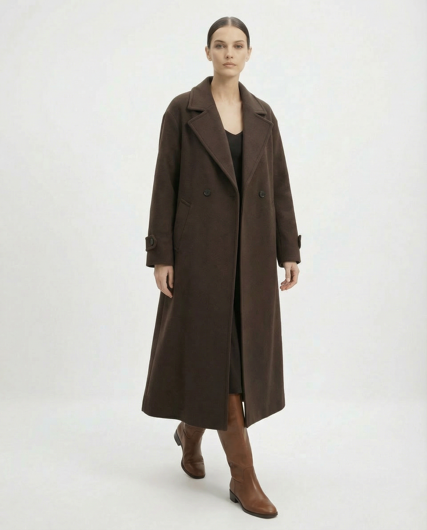 Chocolate Maxi Coat