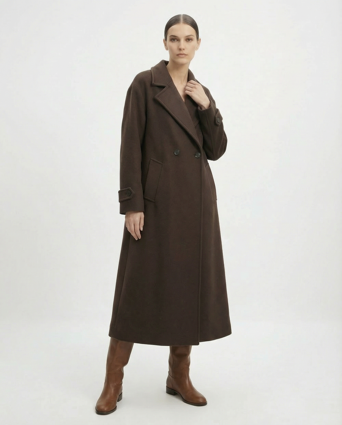 Chocolate Maxi Coat