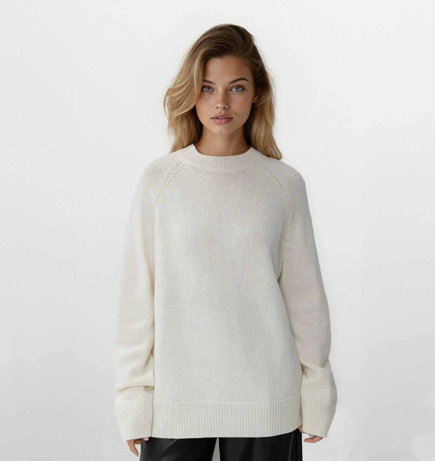 Lauria Wool Blend Knit Sweater