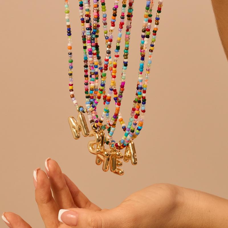Colorful Letter Necklace