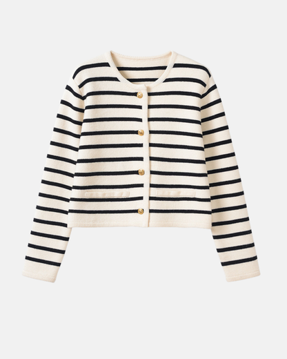 Lilah Cotton Stripe Cardi