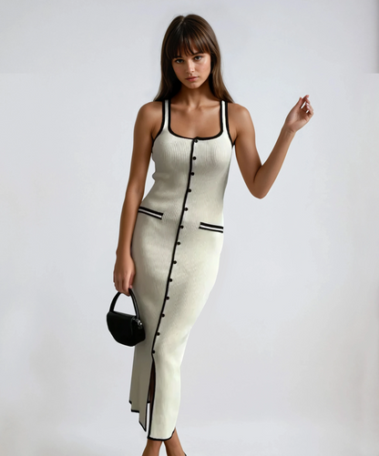 Winslet Contrast Knitted Dress