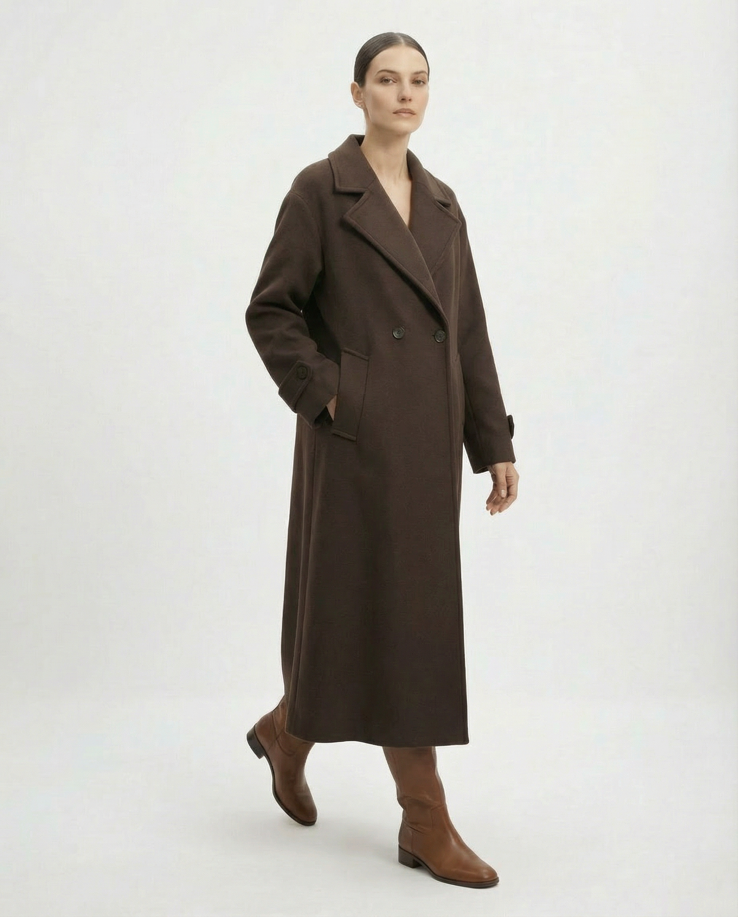 Chocolate Maxi Coat