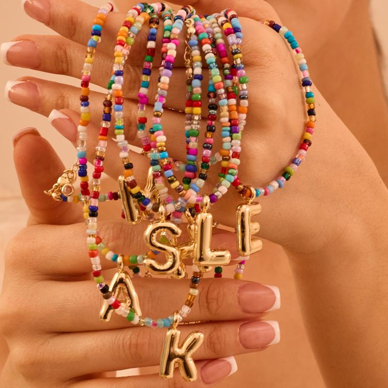 Colorful Letter Necklace
