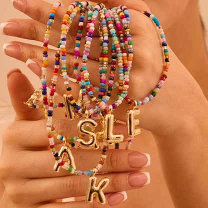 Colorful Letter Necklace