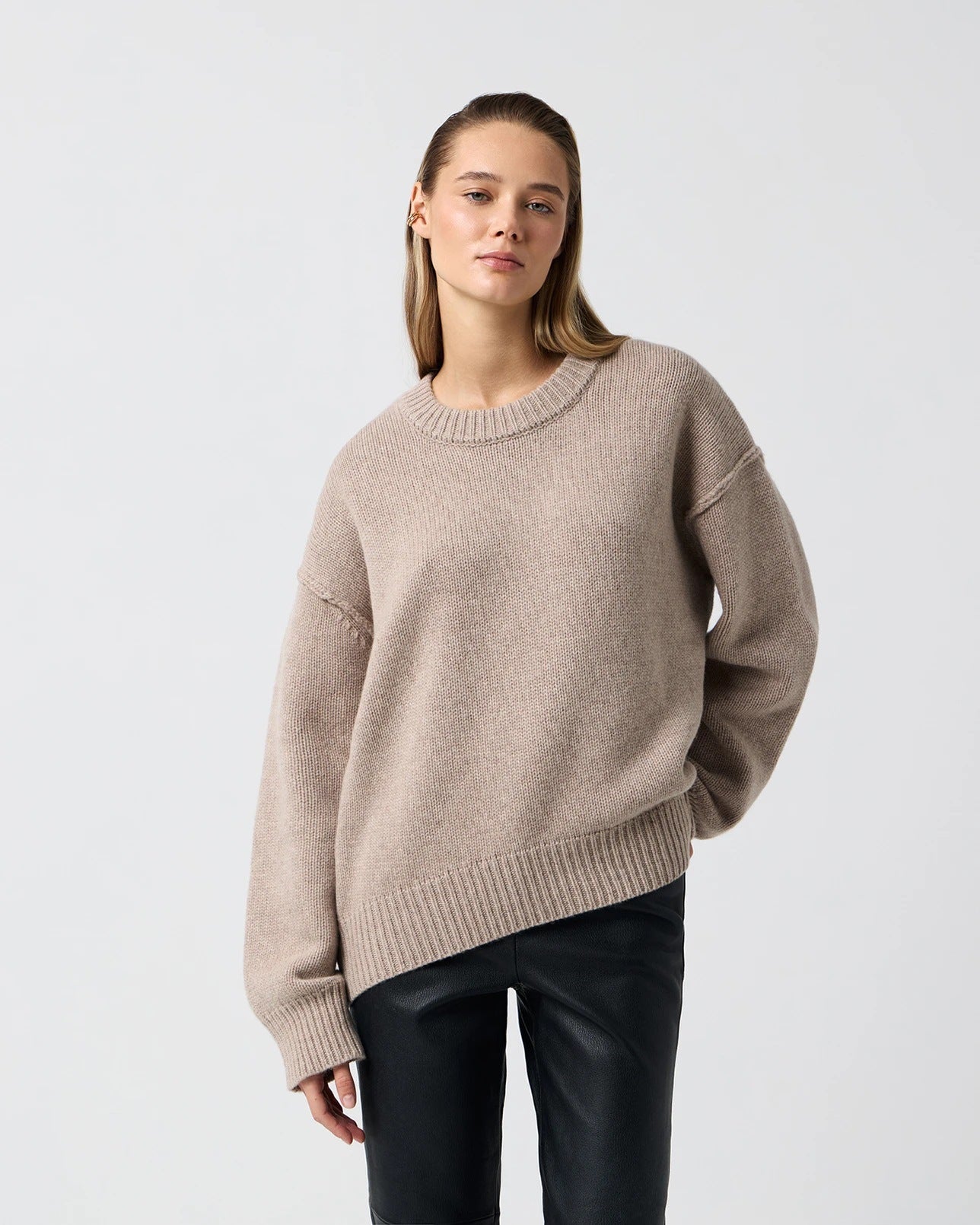 The Calista Relaxed Knit Top