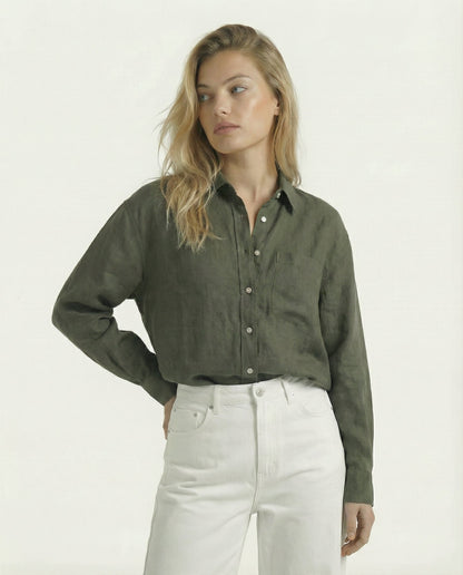 The Salerno 100% Linen Shirt