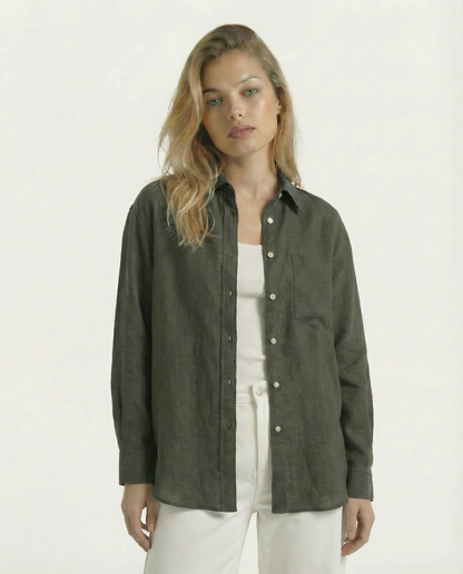 The Salerno 100% Linen Shirt