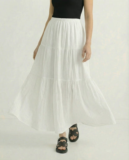 Noemi Cotton A-Line Skirt
