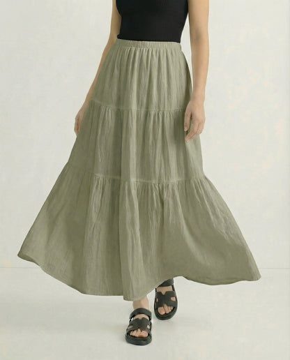 Noemi Cotton A-Line Skirt