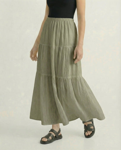 Noemi Cotton A-Line Skirt