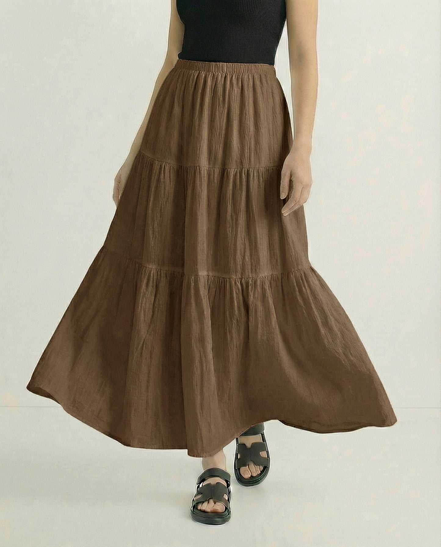 Noemi Cotton A-Line Skirt