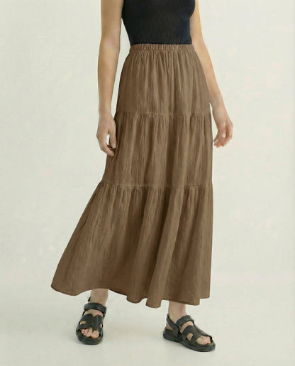 Noemi Cotton A-Line Skirt