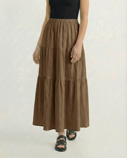 Noemi Cotton A-Line Skirt