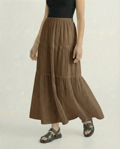Noemi Cotton A-Line Skirt