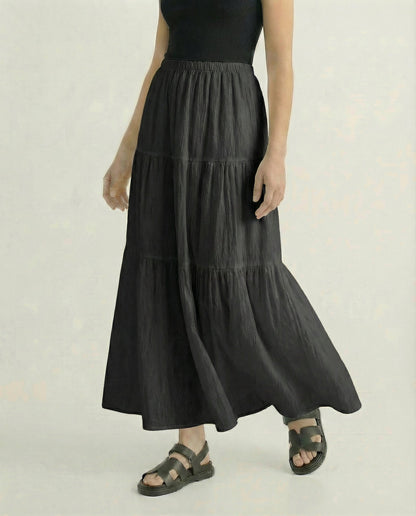 Noemi Cotton A-Line Skirt