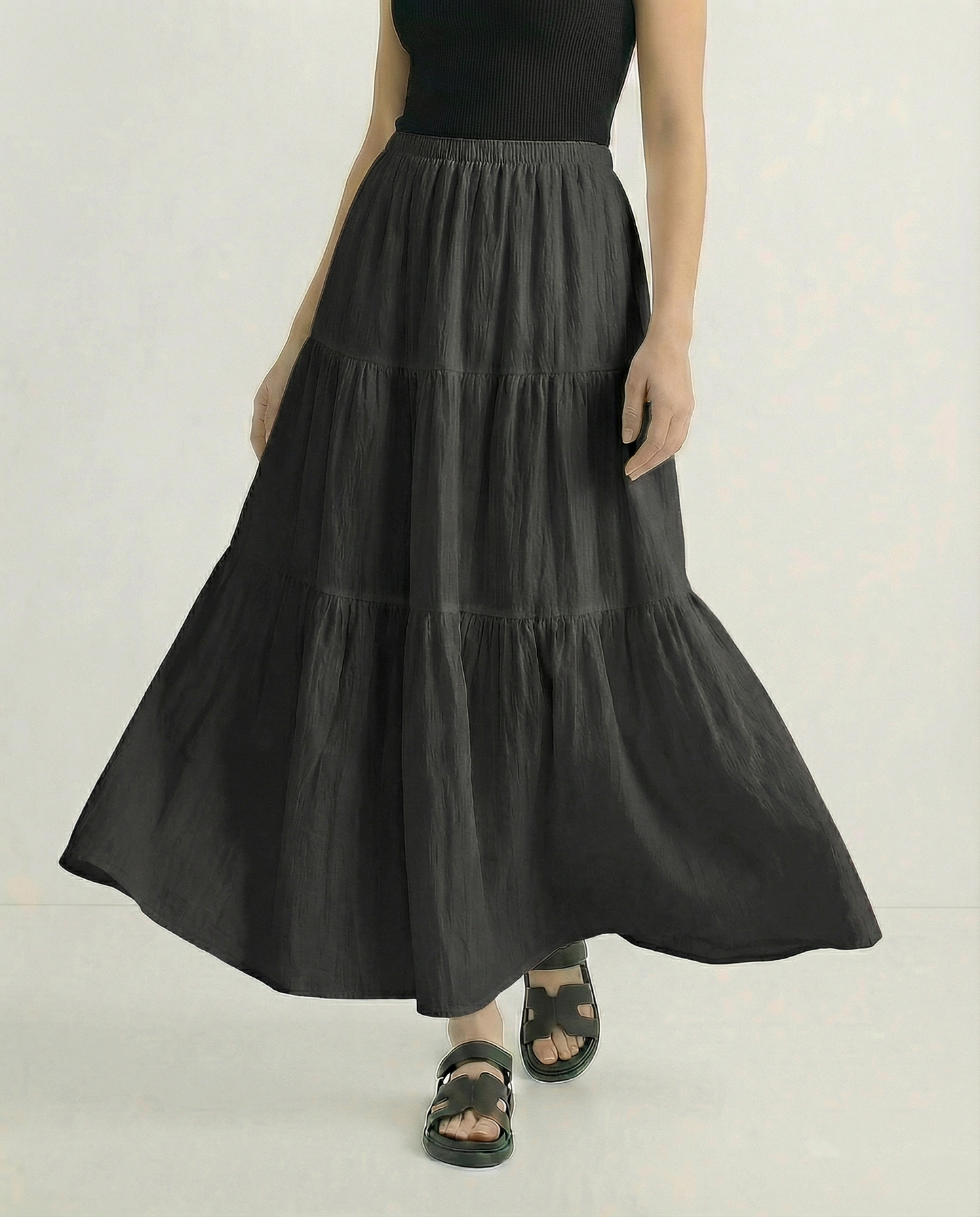 Noemi Cotton A-Line Skirt