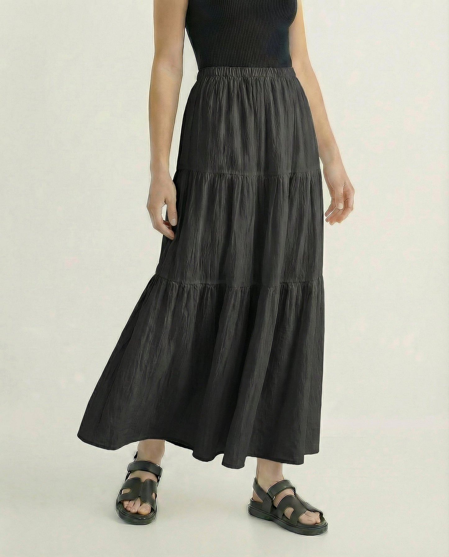 Noemi Cotton A-Line Skirt