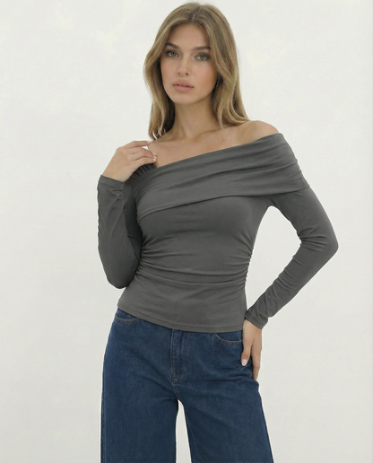 Elowyn Sleek Shoulder Top