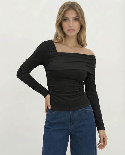Elowyn Sleek Shoulder Top