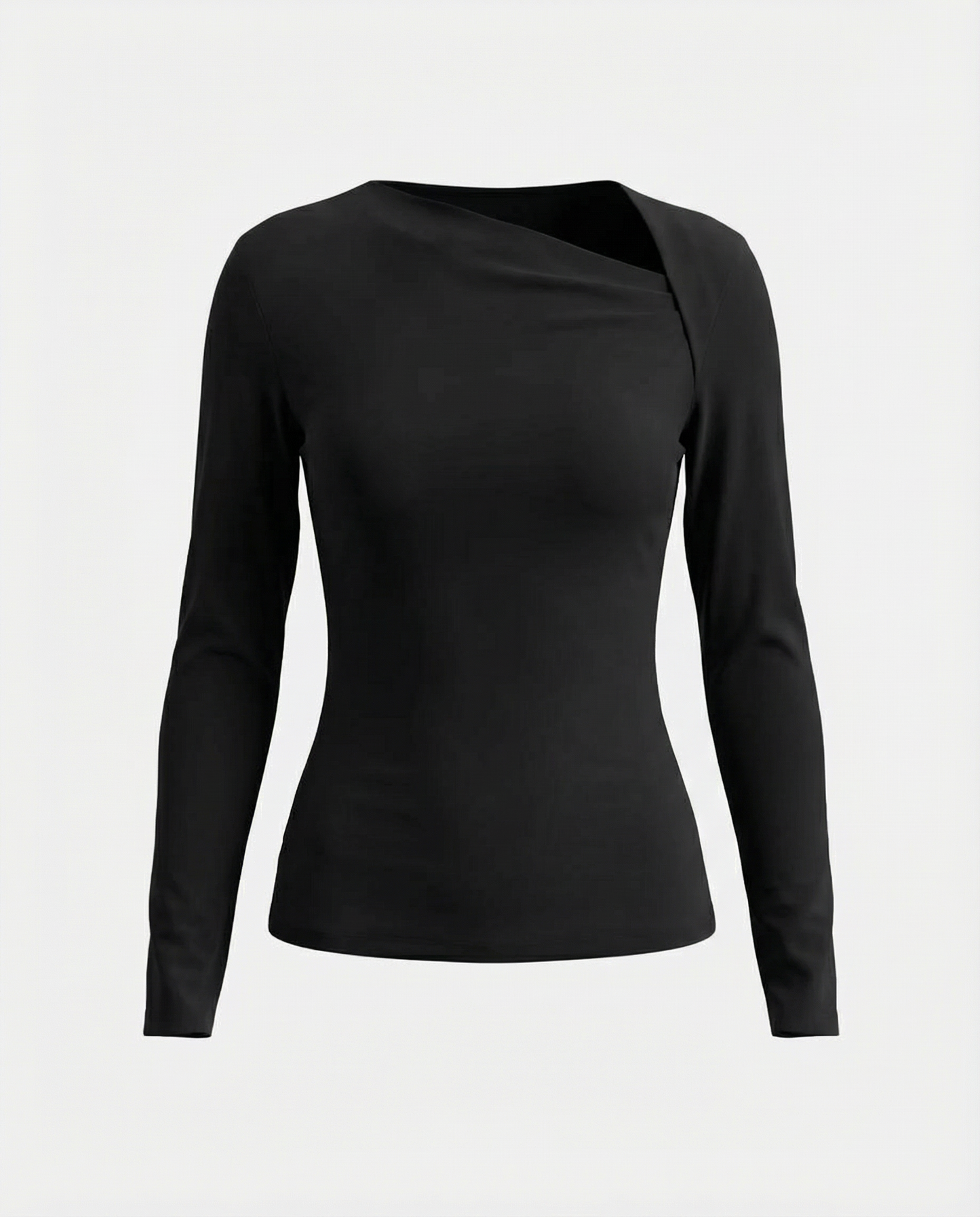 The Celeste Asymmetrical Long Sleeve Top