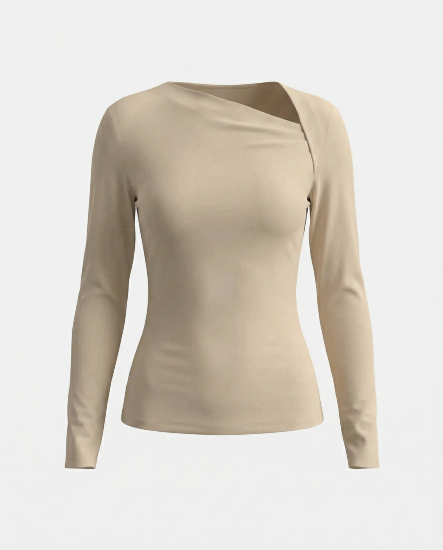 The Celeste Asymmetrical Long Sleeve Top