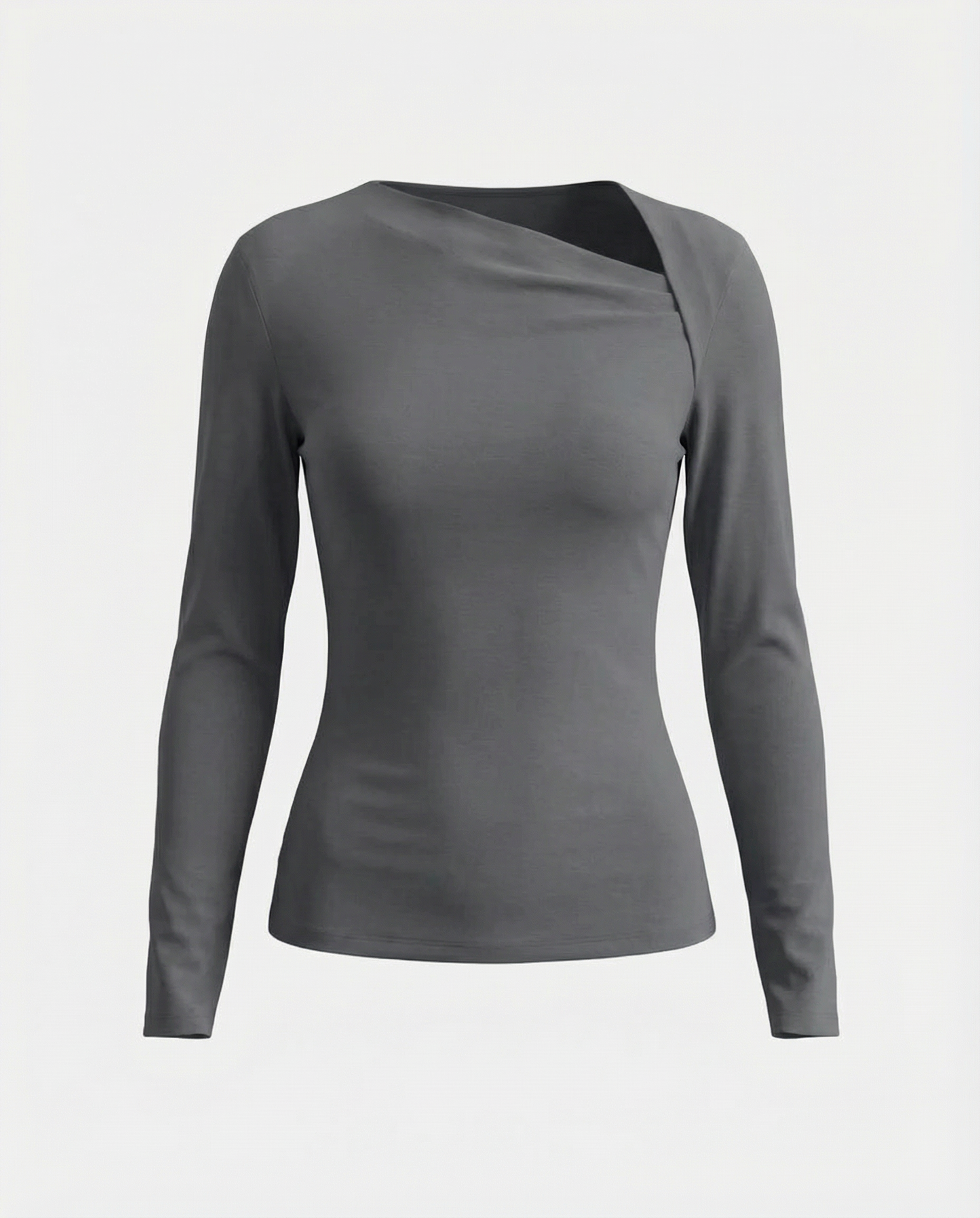 The Celeste Asymmetrical Long Sleeve Top