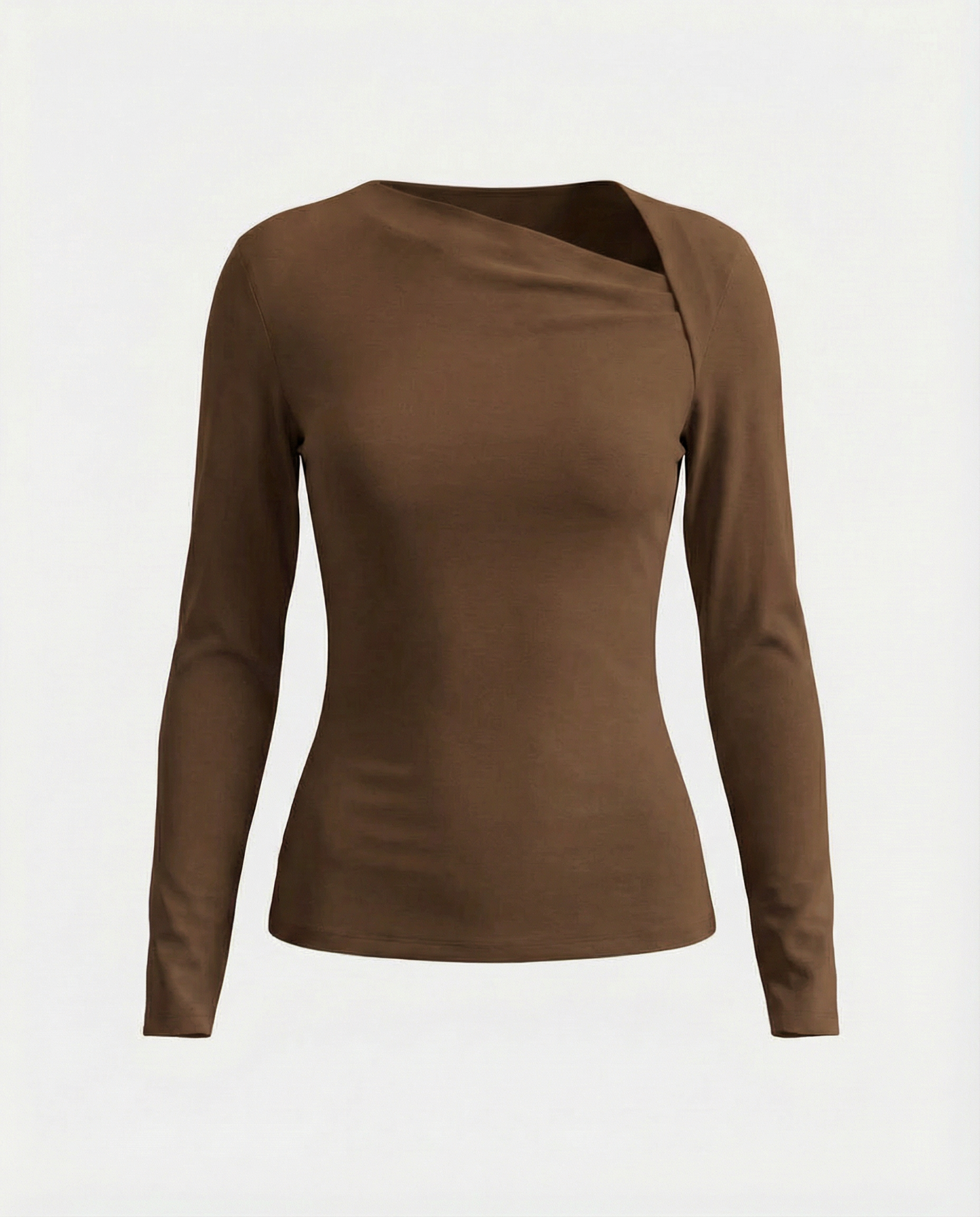 The Celeste Asymmetrical Long Sleeve Top