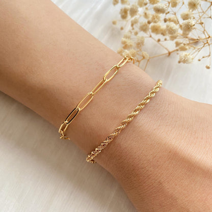 18K Gold Filled Bracelets,Paperclip Chain,Herringbone Chain,Rope,Snake Chain Bracelet,Everyday Bracelet,Dainty Bracelet,Minimalist Bracelet