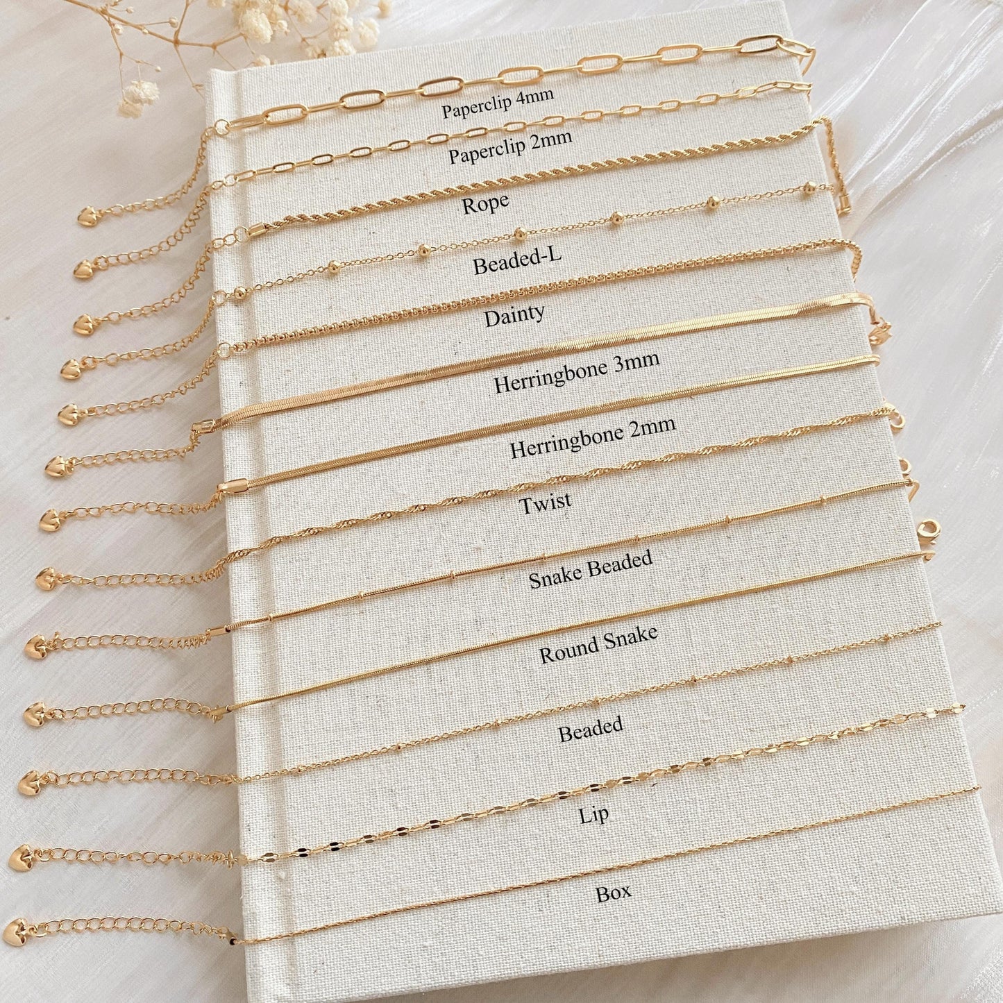 18K Gold Filled Bracelets,Paperclip Chain,Herringbone Chain,Rope,Snake Chain Bracelet,Everyday Bracelet,Dainty Bracelet,Minimalist Bracelet