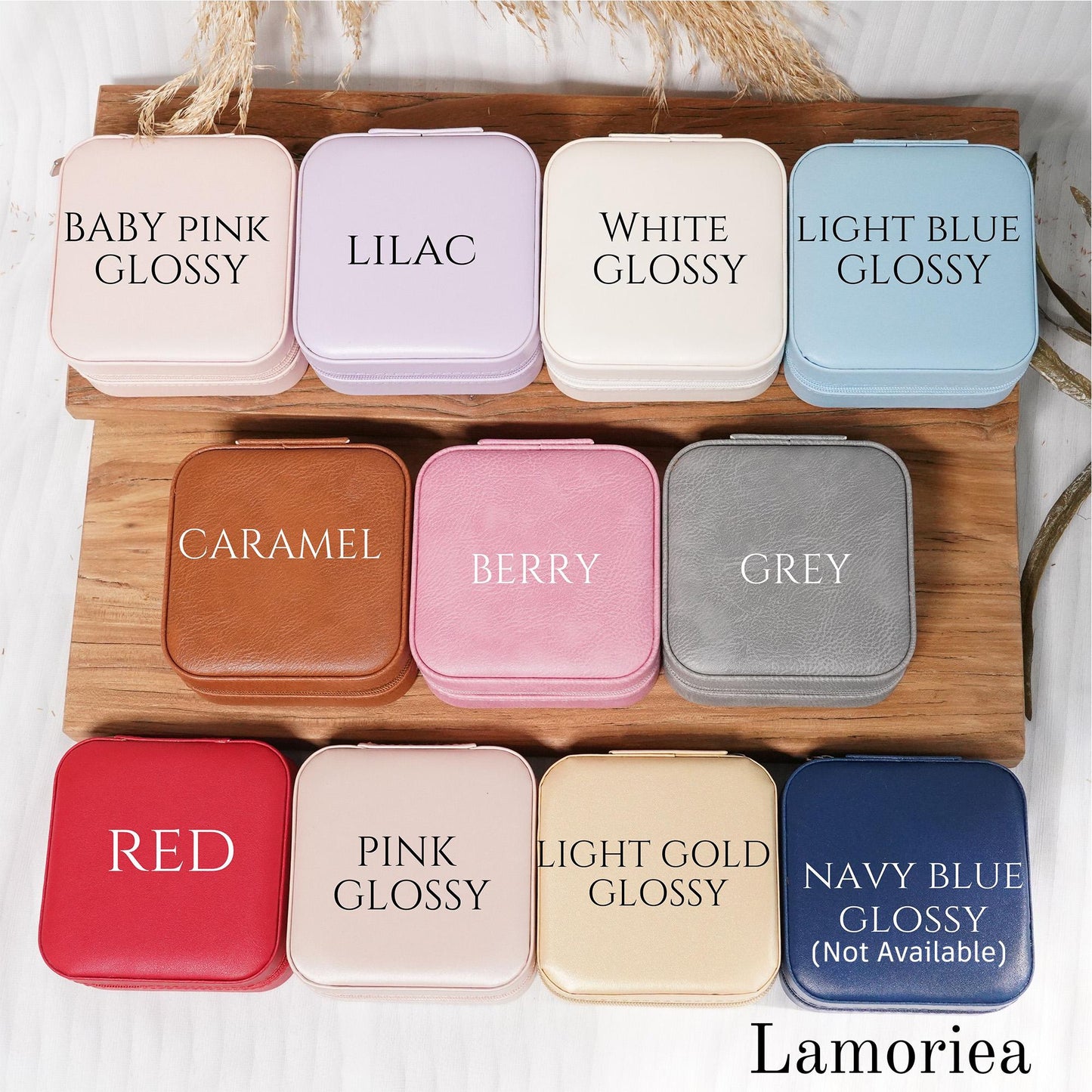 Engraved Birth Flower jewellery Box, Travel Jewelry Box, Birthday Gift, Bridal Party Gifts, Bridesmaid Gifts, Gift for her