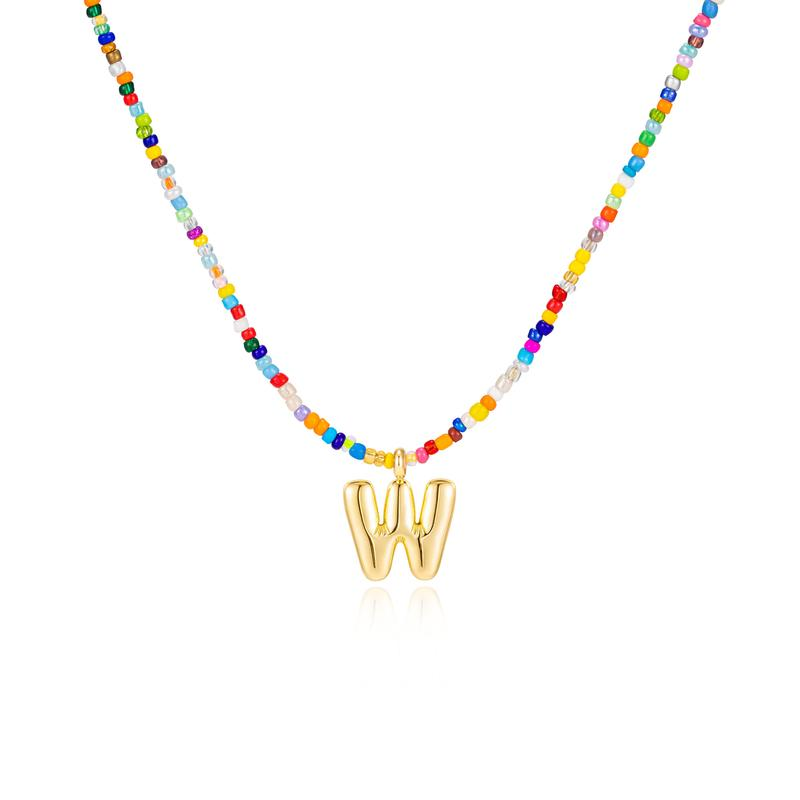 Colorful Letter Necklace