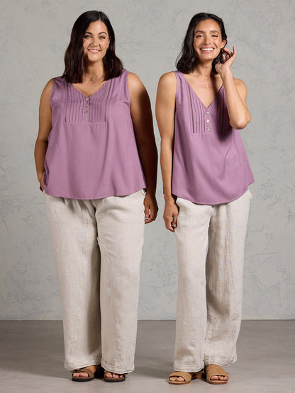 Lili Bamboo Top Mulberry